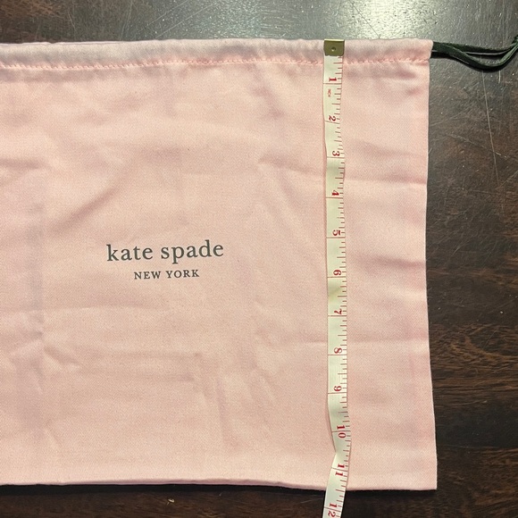 Kate Spade Pink Dust Bag, Approximately 13.5” wide x 11.5” tall - Picture 5 of 9